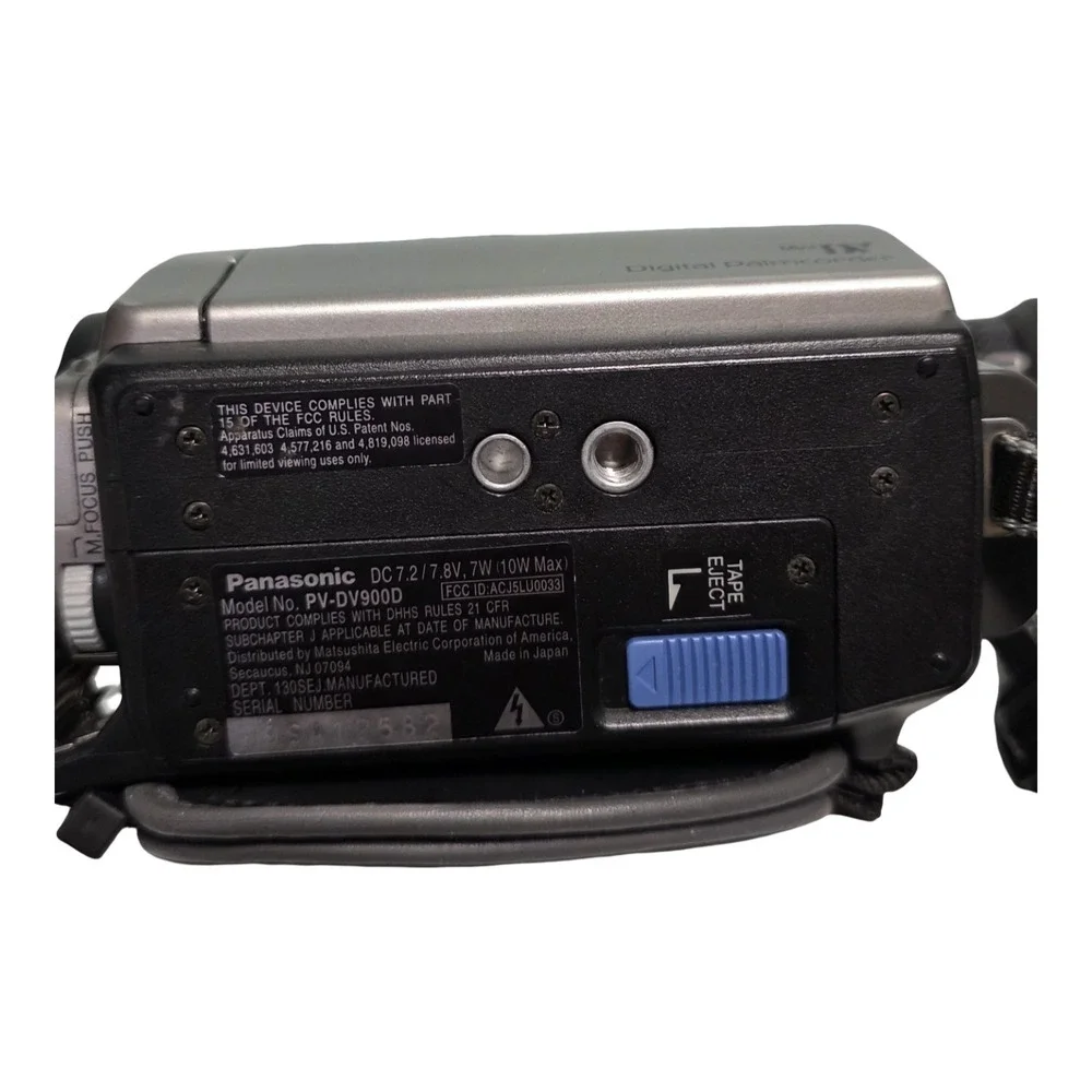 Panasonic‎ PV-DV900D MiniDV Camcorder PalmSight 300x Tested